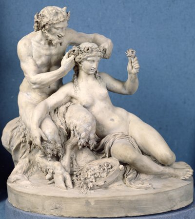 Satyr Crowning a Bacchante, 1770 by Claude Michel Clodion